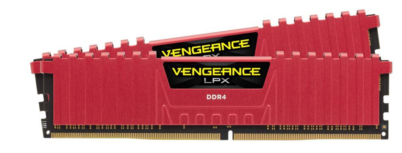 Corsair 16GB (2x8GB) 3200MHz CL16 Vengeance LPX Red
